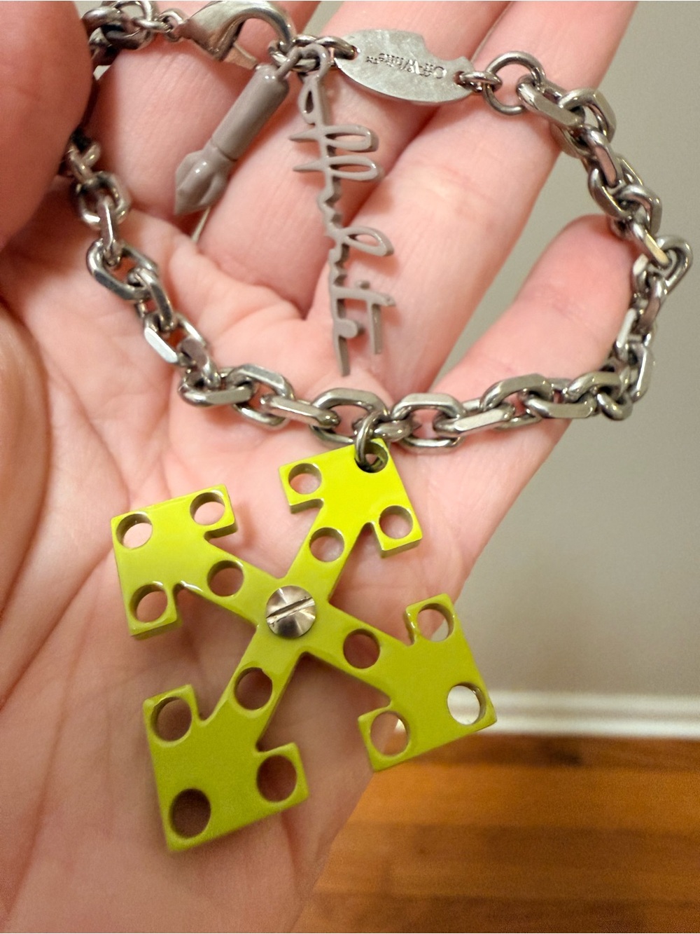 *STYLISH* Authentic Off-White - Charm Bracelet